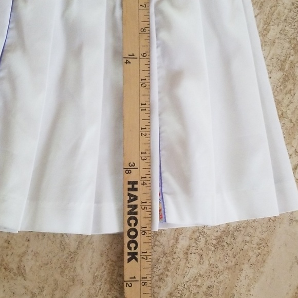 SOLD!!!VTG White Tennis Skirt Le Coq Sportif - Picture 7 of 8